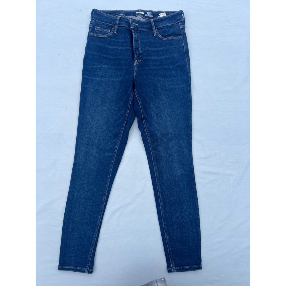 Old Navy Rockstar Super Skinny High Rise Jeans Dark Wash Size 10 Secret-Slim